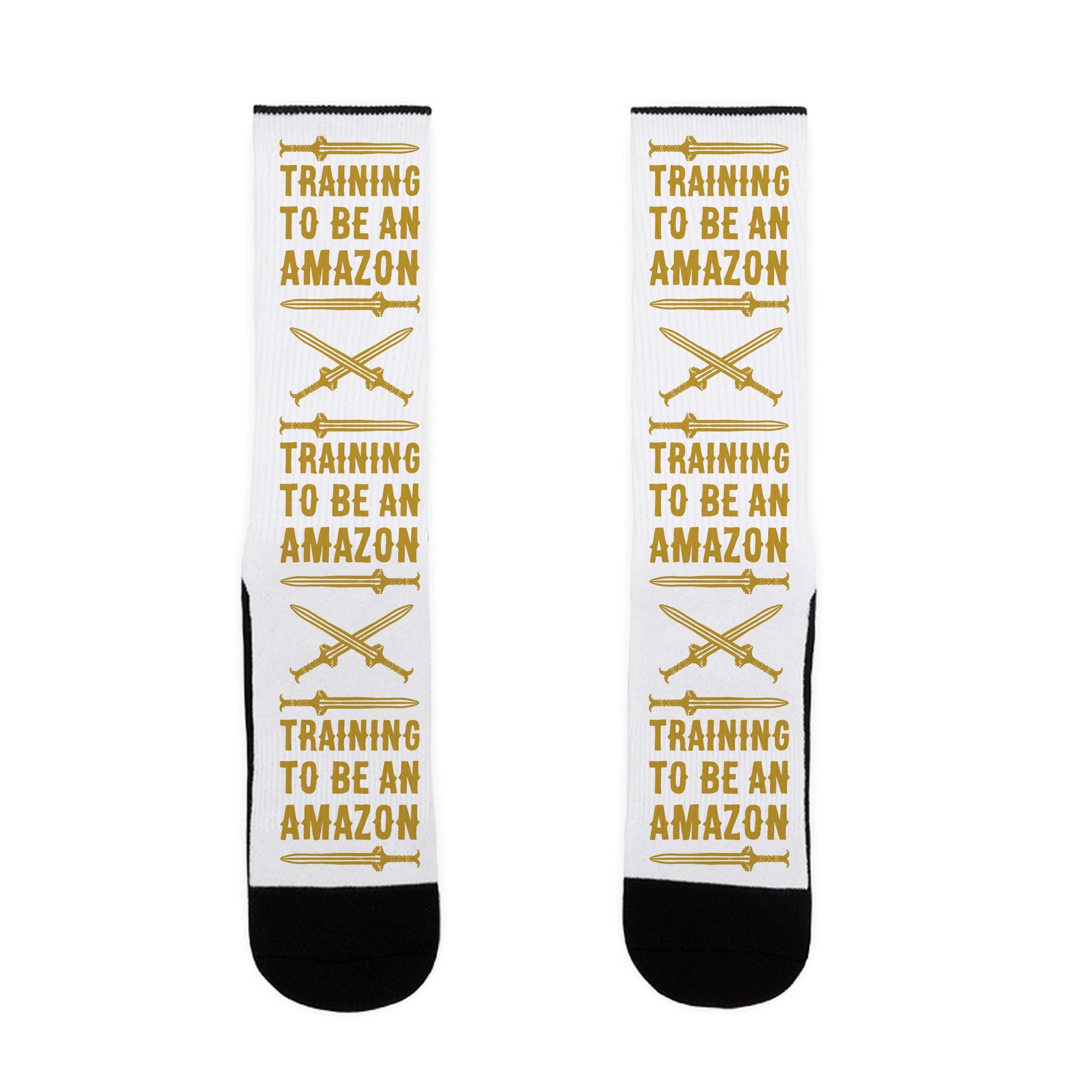 Training To Be An Amazon Parody Socks