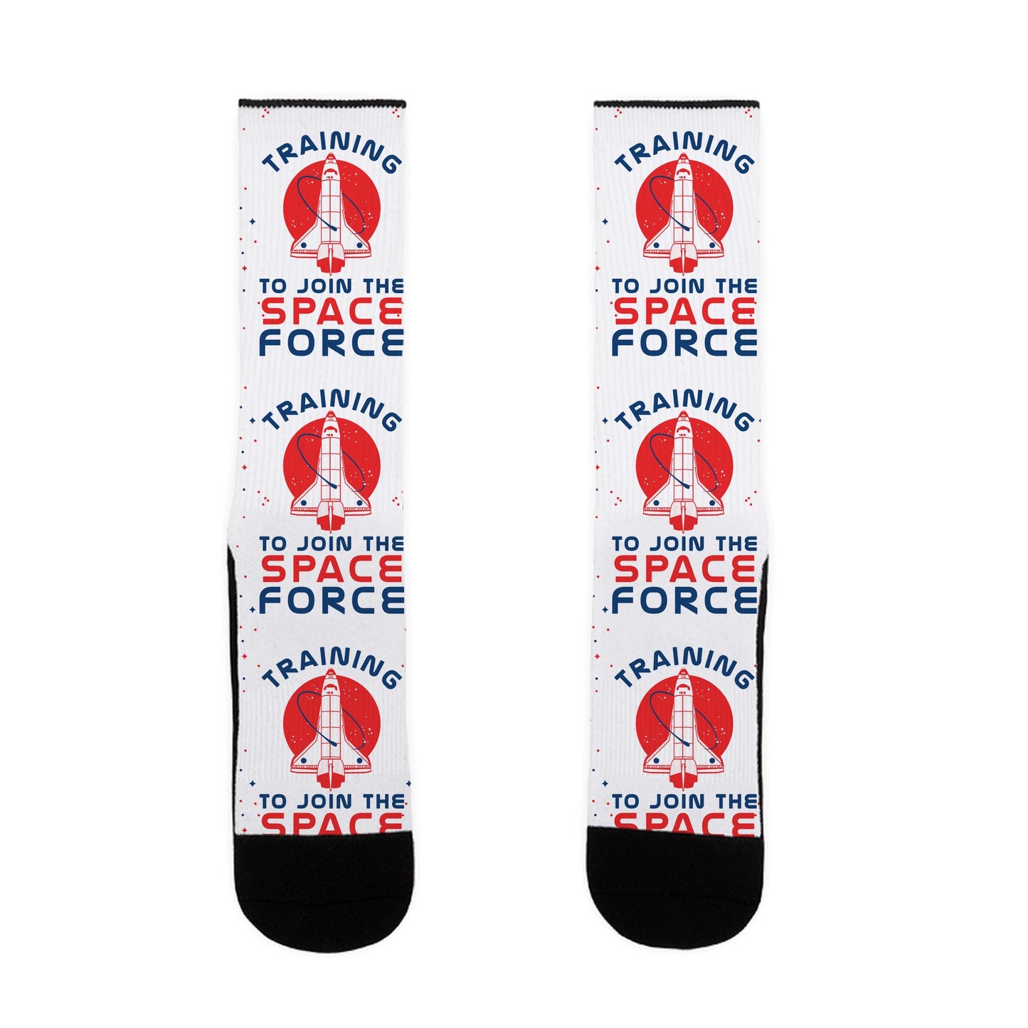 Training to Join the Space Force Socks