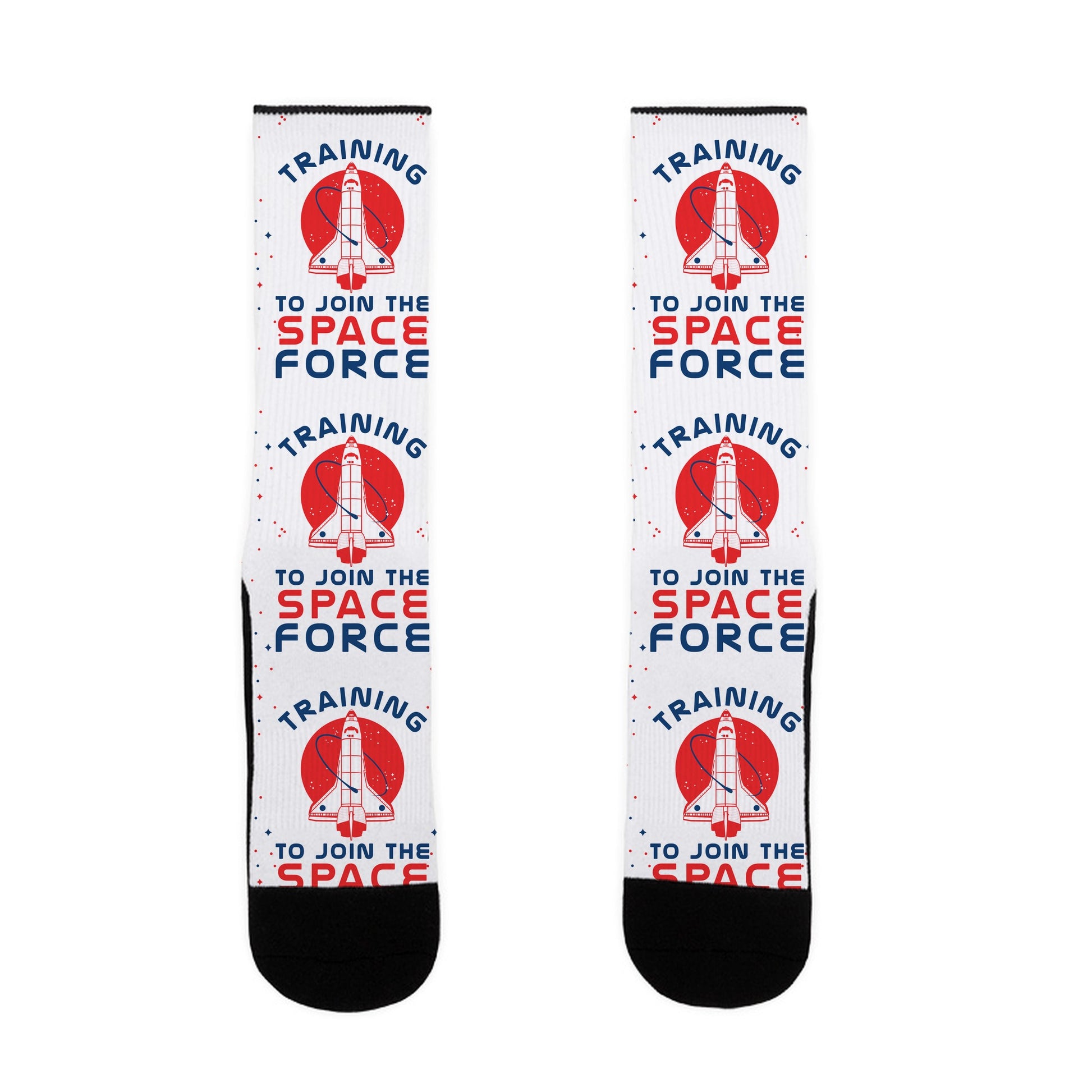 Training to Join the Space Force Socks