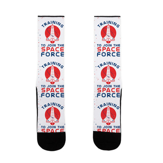Training to Join the Space Force Socks
