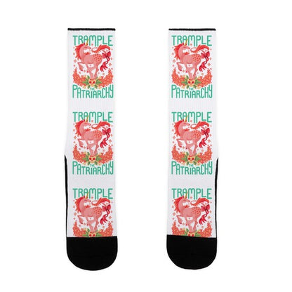 Trample The Patriarchy Socks