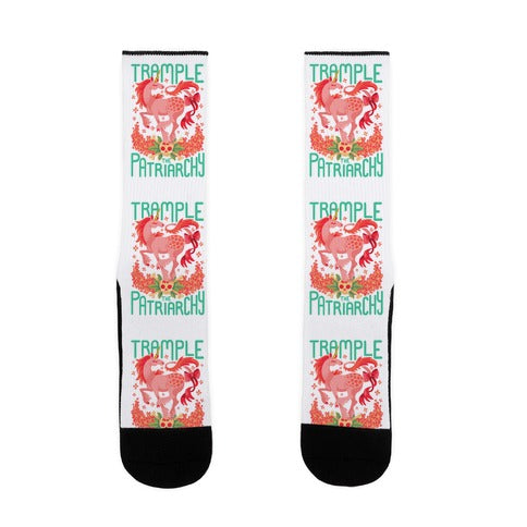 Trample The Patriarchy Socks