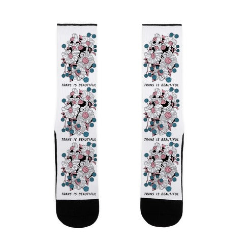 Trans is beautiful Socks