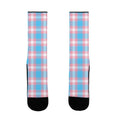 Trans Pride Flag Plaid Socks