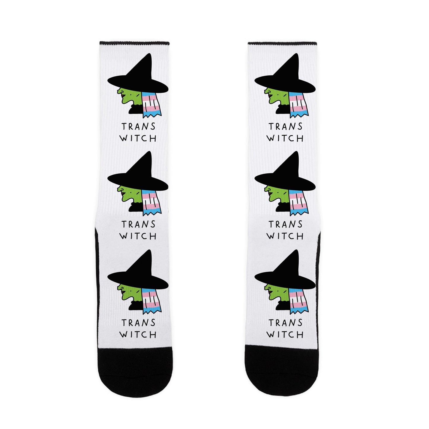 Trans Witch Socks