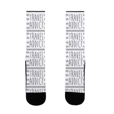  Travel Addict Socks
