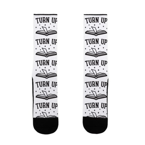 Turn Up Book Socks
