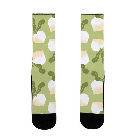 Turnips Pattern Socks