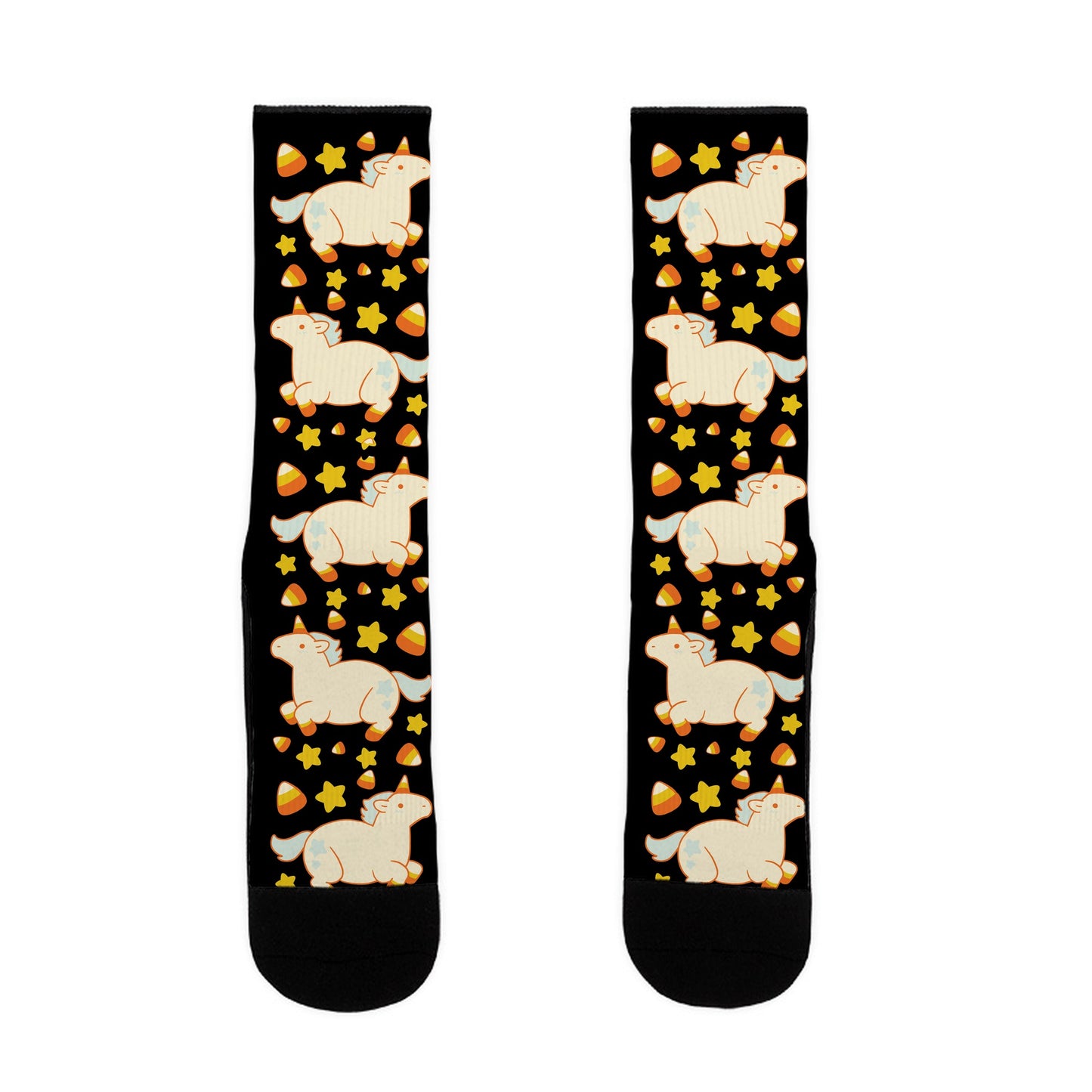 Uni-Candy Corn Socks