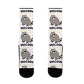 Unicoon Raccoon Unicorn Socks