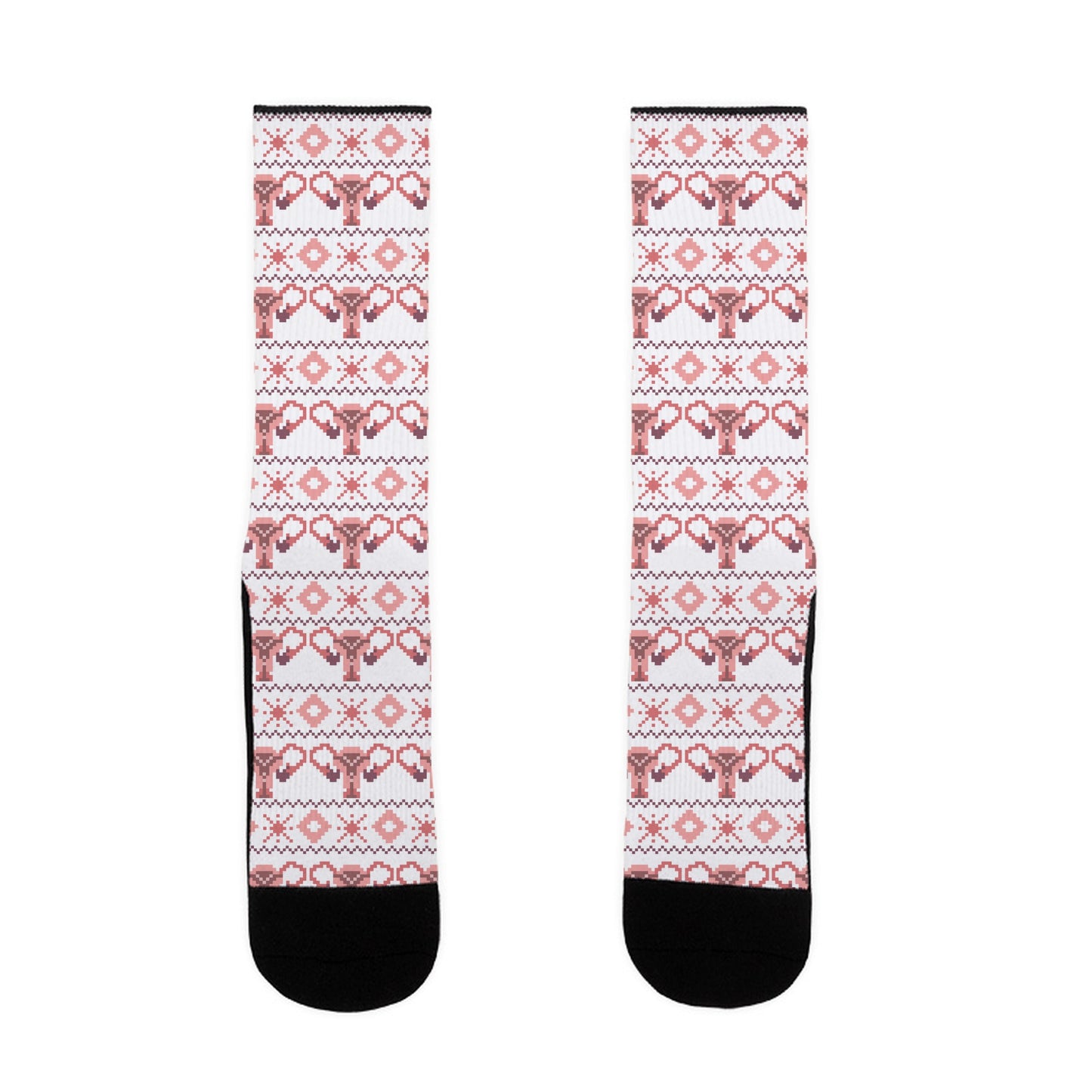 Uterus Sweater Pattern Socks