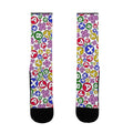 Video Game Controller Buttons Pattern Socks