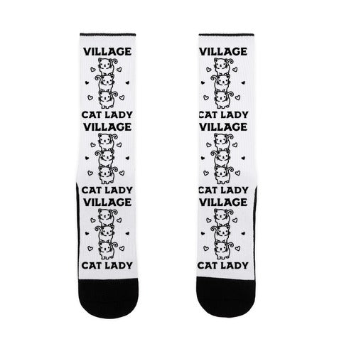 Village Cat Lady Socks