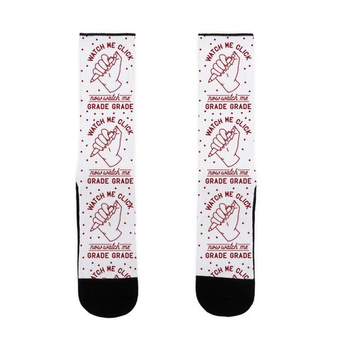 Watch Me Click Now Watch Me Grade Grade Socks
