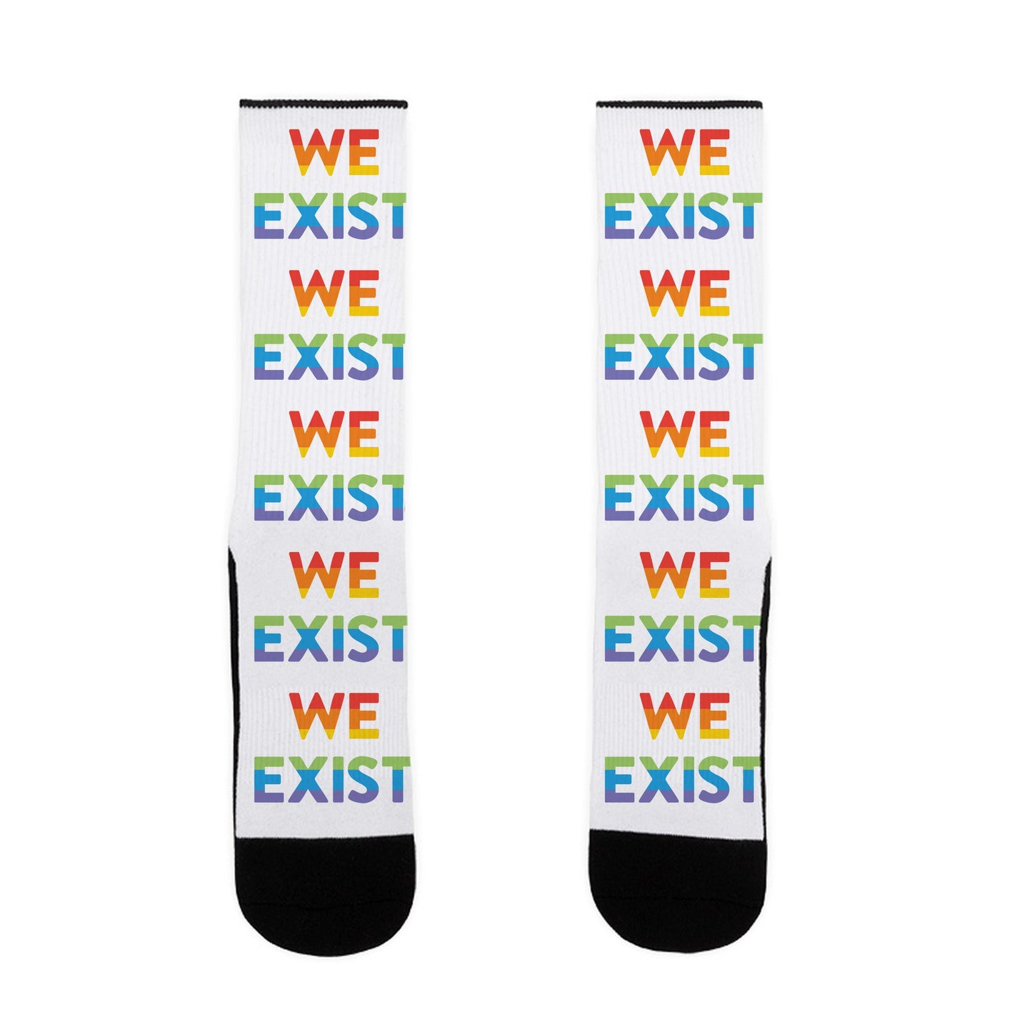 We Exist Queer Socks