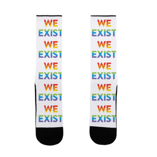 We Exist Queer Socks