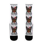 We Wish You A Mothman Cryptmas Socks