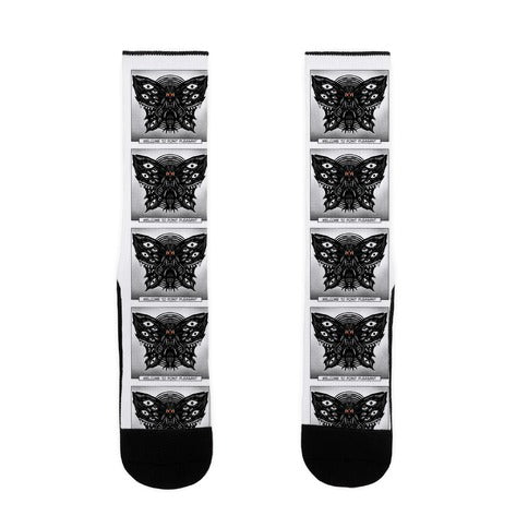 Welcome To Point Pleasant Mothman Manga Socks