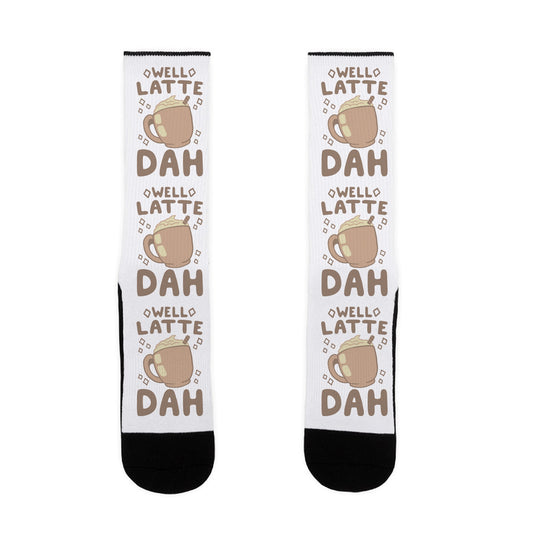 Well Latte Dah - Latte Socks