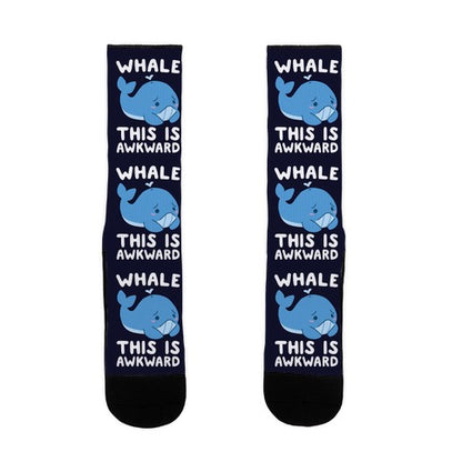 Whale, This is Awkward  Socks