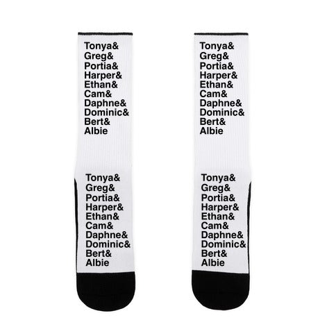 White Lotus Sicily Names Socks