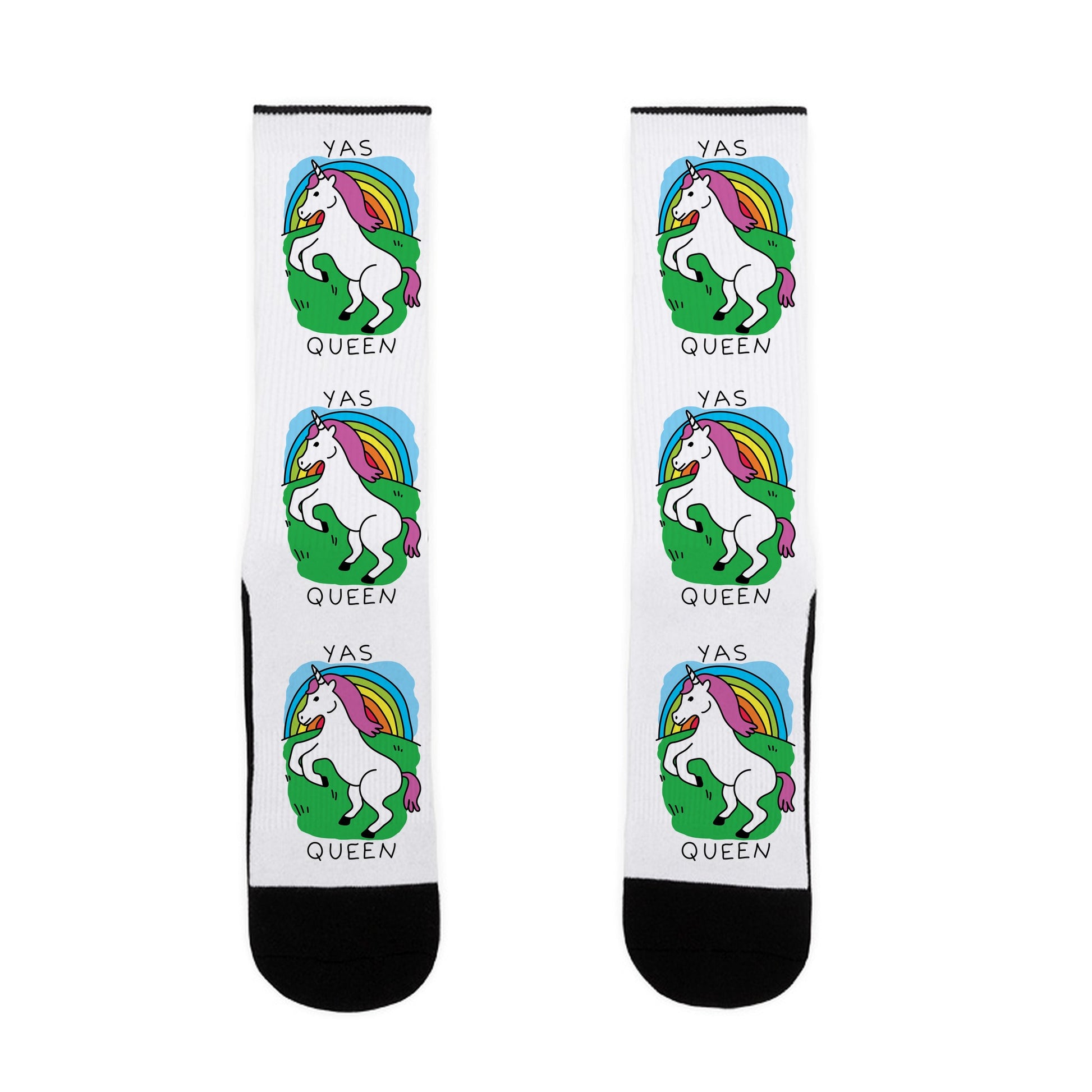 Yas Queen Unicorn Socks
