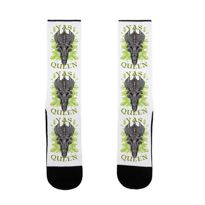 Yas Queen Xenomorph Socks
