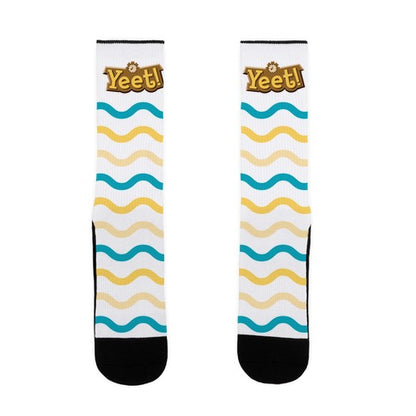 Yeet! Animal Crossing Parody Socks