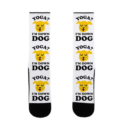 Yoga? I'm Down Dog Socks