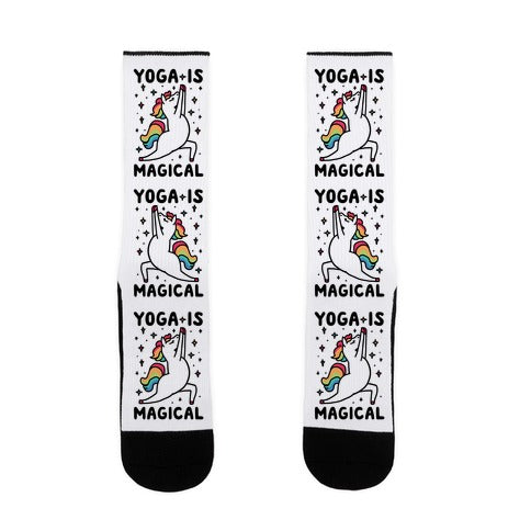 Yoga Is Magical Socks