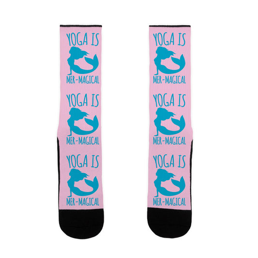 Yoga Is Mer-Magical Socks
