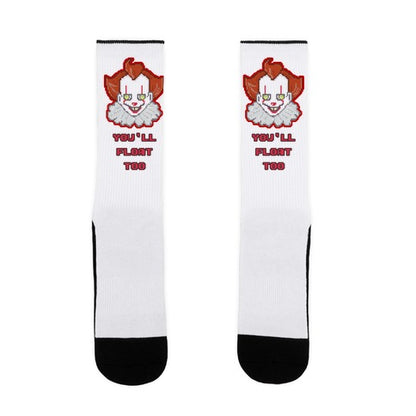 You'll Float Too Pixel IT Socks