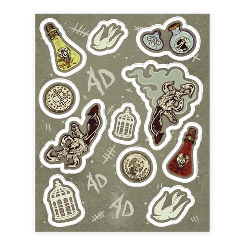 Bioshock Infinite Sticker Sheet
