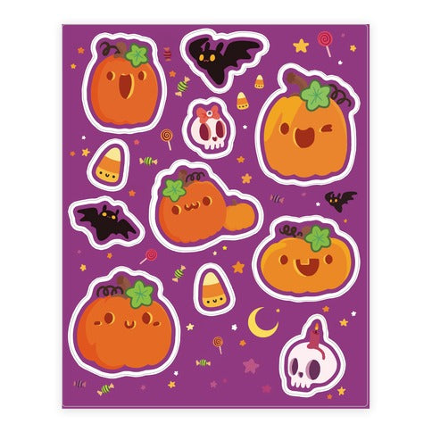 Cute 'n Spooky Halloween Sticker Sheet