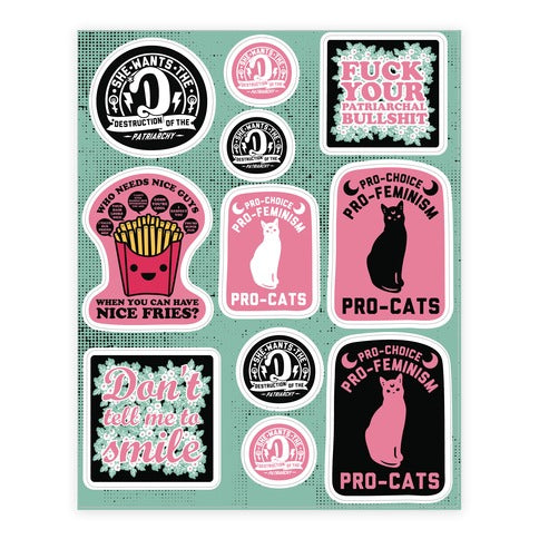 Feminist  Sticker Sheet
