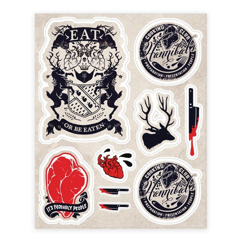 Hannibal  Sticker Sheet