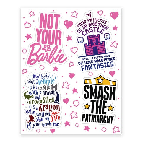 Nerdy Feminism  Sticker Sheet