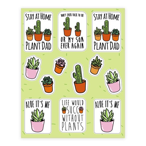 Plant Parent Sticker Sheet Sticker Sheet