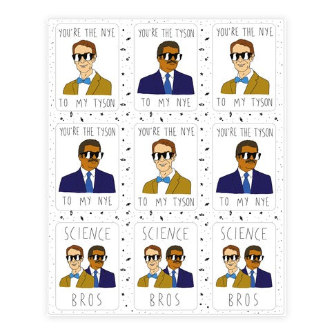 Science Bros Sticker Sheet