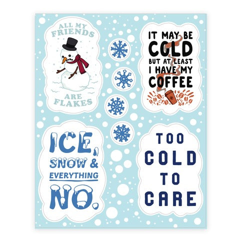 Winter  Sticker Sheet