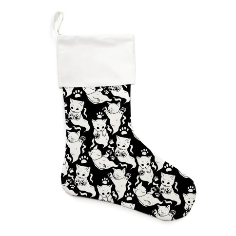 Ghost Kittens Pattern Stocking