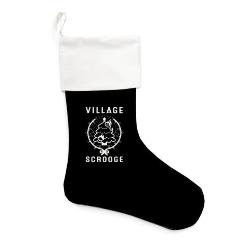 Village Scrooge Stocking