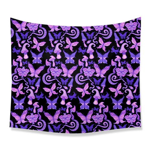 Fairy Goth Pattern Tapestry