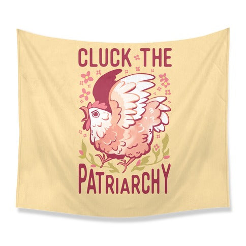 Cluck The Patriarchy Tapestry