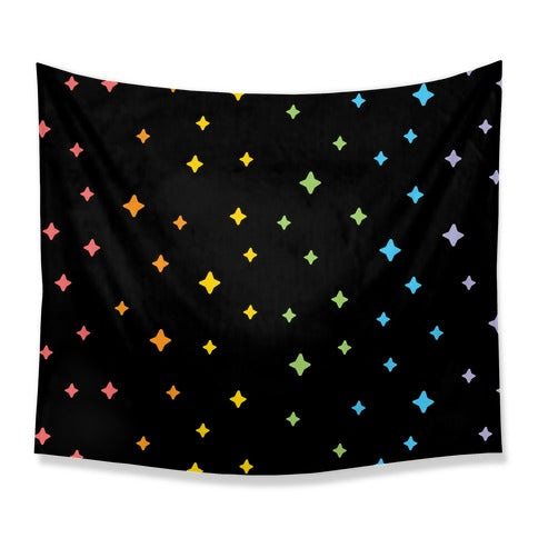 Rainbow Sparkles  Tapestry