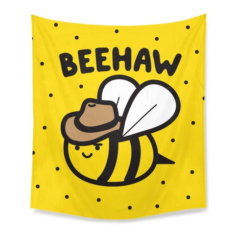 Beehaw Cowboy Bee Tapestry