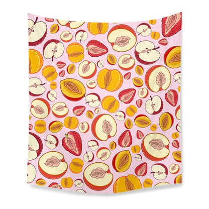 Fruity Vaginas Pattern Tapestry