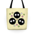 A Trio Of Soot Sprites Tote Bag