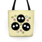 A Trio Of Soot Sprites Tote Bag