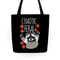 Chaotic Feral Tote Bag